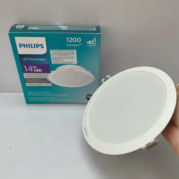 ✨ Khai Mở Không Gian Hoàn Hảo | Trải nghiệm Đèn downlight âm trần Led Philips Eridani DL190B LED11 D150 14W 865 WH SNI 6500K 1150lm