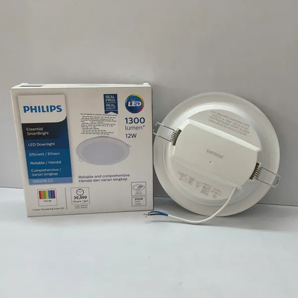 ✨ Trải nghiệm ánh sáng hoàn mỹ | Khám phá Đèn downlight âm trần Led Philips DN027B Led SmartBright G3 LED12/CW 12W D150 RD 6500K 1300lm