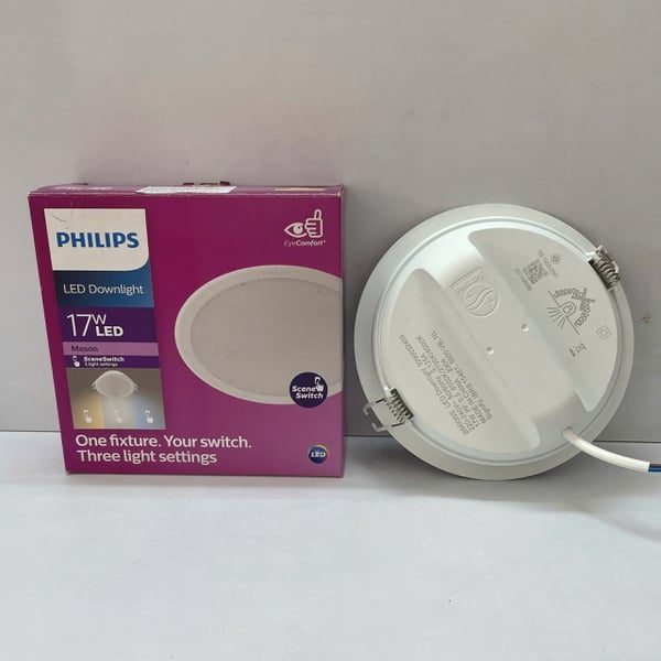✨ Khám phá Đèn downlight âm trần đổi màu Led Philips Meson SSW D125 – Tái định nghĩa không gian sống của bạn với ánh sáng tinh tế, hiện đại từ Philips.