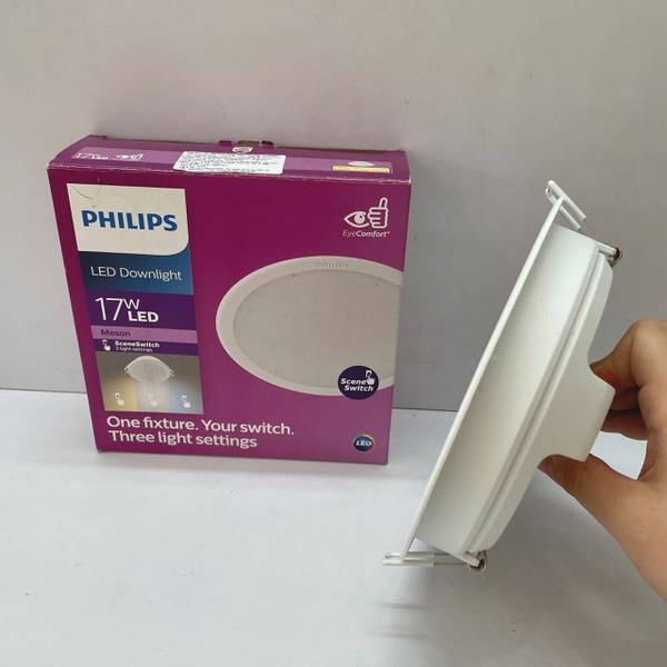 💡 Trải nghiệm ánh sáng thay đổi không gian sống với Đèn downlight âm trần đổi màu Led Philips Meson SSW D125 17W