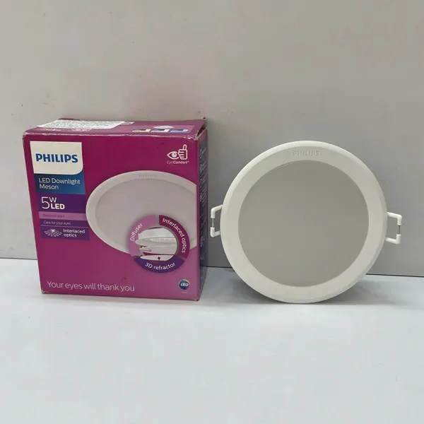 ✨ Ánh sáng kiến tạo không gian | Khám phá Đèn downlight âm trần Led Philips Meson IO 59447 D90 5W 6500K ngay hôm nay