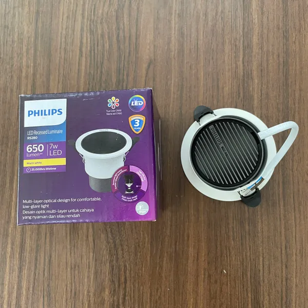 ✨ Mới - Trải nghiệm ngay đèn downlight âm trần chiếu điểm LED Philips RS280 G2 RC Rd D75 7W 930 24D GM 650lm ánh sáng vàng 3000K kích thước 85x77mm: Nâng tầm không gian sống của bạn.