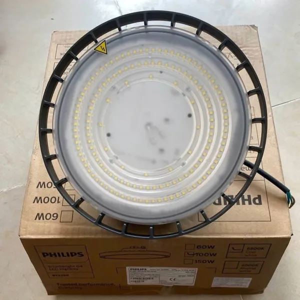 Đèn Highbay LED Philips BY239P LED130/CW PSU GM G2 100W 6500K 13000lm – Nâng Tầm Không Gian, Bừng Sáng Hiện Đại