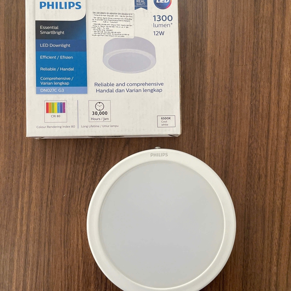 ✨ Khám phá đẳng cấp ánh sáng mới: Đèn downlight ốp trần Led Philips DN027C Led SmartBright G3 12W LED12/CW D175 6500K 1300lm – Nơi kiến trúc chạm đến sự hoàn mỹ.