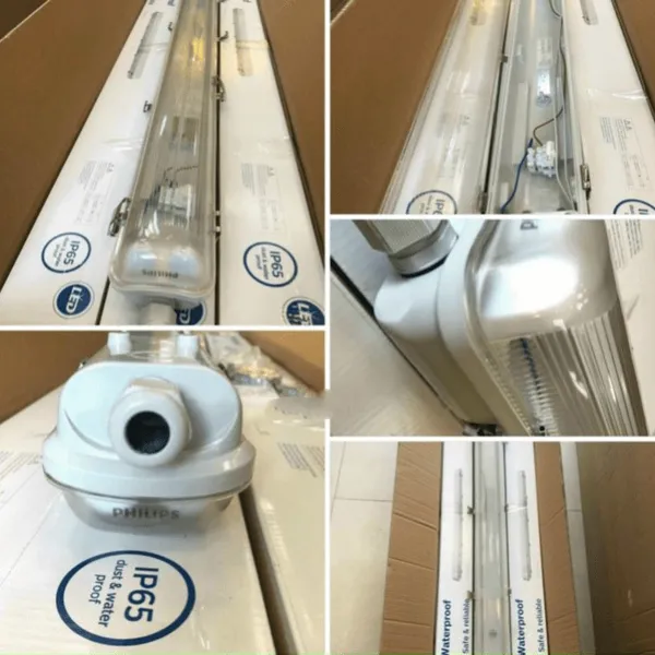 ✨💧 Khám phá Máng đèn Led chống thấm Philips Essential Smartbright TLED Waterproof Philips WT069C SE 2XTLED Bare L1200 GM: Ánh sáng bền bỉ, an toàn cho mọi không gian.