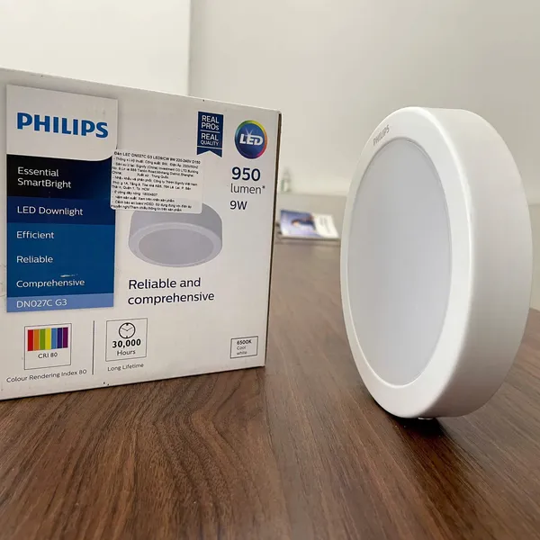 Tái Định Nghĩa Ánh Sáng: Khám Phá Đèn Downlight Ốp Trần LED Philips SmartBright G3 – Nâng Tầm Không Gian Sống Của Bạn
