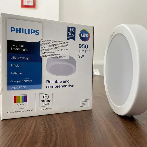 Tái Định Nghĩa Ánh Sáng: Khám Phá Đèn Downlight Ốp Trần LED Philips SmartBright G3 – Nâng Tầm Không Gian Sống Của Bạn