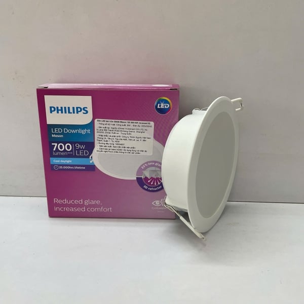 ✨ Tận hưởng ánh sáng tinh tế với Đèn downlight âm trần Led Philips Meson IO 59449 D100 9W 6500K RECESSED. Khám phá sự khác biệt ngay hôm nay!
