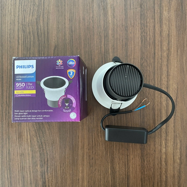 ✨💡 Nâng Tầm Không Gian Sống Cùng Đèn Downlight Âm Trần Chiếu Điểm LED Philips RS280 G2 RC Rd D75 11W 930 24D GM 950lm Ánh Sáng Vàng 3000K. Khám Phá Ngay Sự Tinh Tế Đích Thực!