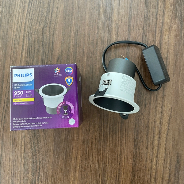 ✨ Ánh sáng định hình không gian. Trải nghiệm Mới - Khám phá ngay đèn downlight âm trần chiếu điểm LED Philips RS280 G2 RC Rd D75 11W 930 24D GM 950lm ánh sáng vàng 3000K kích thước 85x77mm – Nâng tầm đẳng cấp sống của bạn.