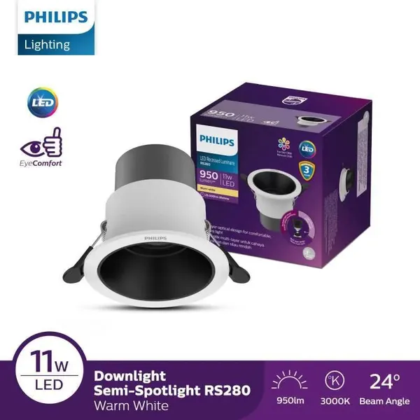 Nâng tầm Không Gian: Khám Phá Đèn Spotlight Âm Trần Chiếu Điểm LED Philips RS280 G2 – Đỉnh Cao Ánh Sáng Tinh Tế!