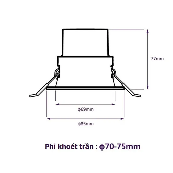 Nâng tầm Không Gian: Khám Phá Đèn Spotlight Âm Trần Chiếu Điểm LED Philips RS280 G2 – Đỉnh Cao Ánh Sáng Tinh Tế!