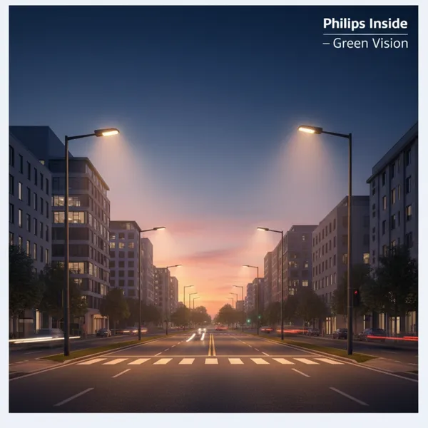 Thắp Sáng Tương Lai: Đèn Đường LED Streetlight Philips Inside BRP371 120W – Nâng Tầm Đô Thị Hiện Đại