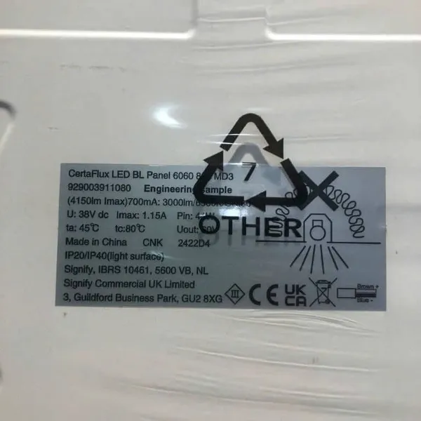 Máng đèn Led tấm Philips CertaFlux BL Panel 6060: Ánh sáng tinh tế, định hình phong cách sống hiện đại