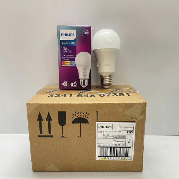 ✨ Khám phá Bóng đèn tròn LED Philips đổi màu 13W E27 A60: Nâng tầm không gian sống tinh tế. Trải nghiệm ánh sáng hoàn hảo cho mọi khoảnh khắc! 💡