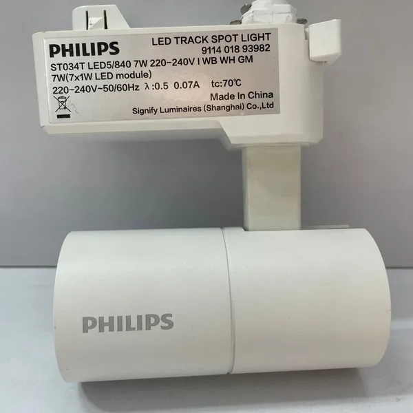 Đèn thanh ray LED Philips Tracklight ST034T LED5 7W 3000/4000K Kiến tạo điểm nhấn cho khu vực trưng bày