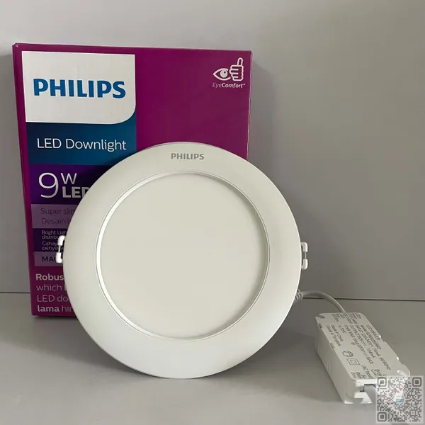 Đèn Downlight Âm Trần Led siêu mỏng Philips DL262 EC RD 100 6W 3000/4000/6500K