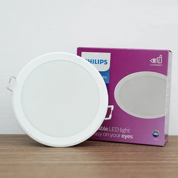 Xem ngay đèn Downlight âm trần LED Philips Meson 594xx 5W/ 6W/ 7W/ 9W/ 13W (Tròn và lắp âm ) Tán quang xen kẽ giúp giảm chói đến 40%