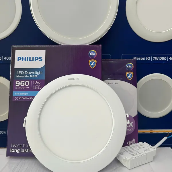 Philips DL262 12W – Nâng Tầm Không Gian Sống với Đèn Downlight Âm Trần Siêu Mỏng Led Philips DL262 12W D150 3000/4000/6500K -  Đặt Mua Ngay!