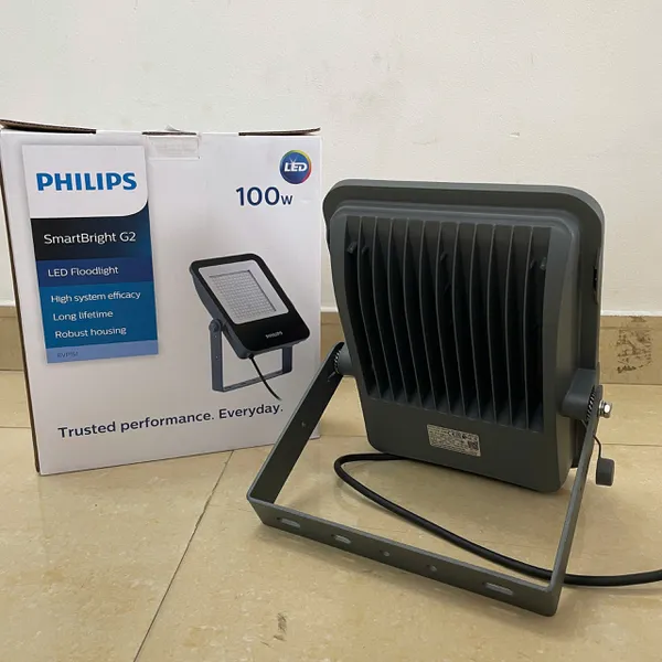✨ Tái định nghĩa không gian | Trải nghiệm Đèn pha led chiếu sáng ngoài trời Floodlight Philips BVP151 LED130/CW PSU 100W 220-240V G3 GM 6500K IP65