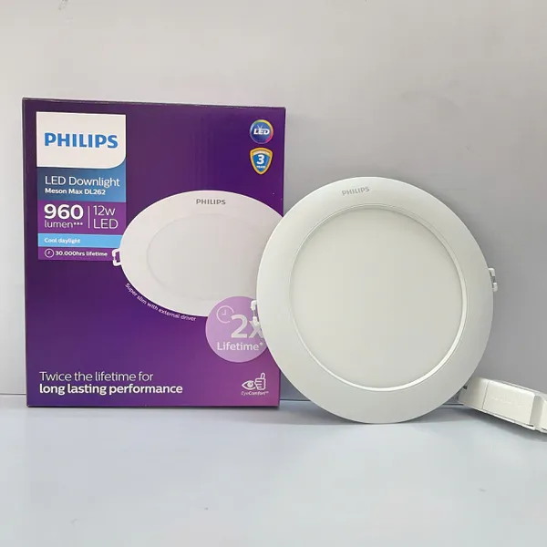 ✨ Ánh Sáng Định Hình Không Gian | Trải Nghiệm Đèn downlight âm trần siêu mỏng LED Slim Philips DL262 12W 6500K D150 HV SNI 02 170x18mm