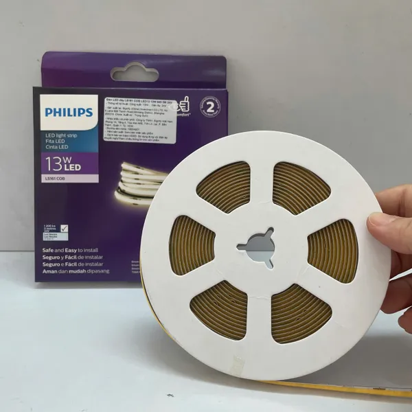 ✨ Ánh Sáng Kiến Tạo Không Gian. Trải nghiệm Đèn trang trí LED dây Philips oval LS161 COB LED8 8.5W 940 5M 800LM 24V 4000K.