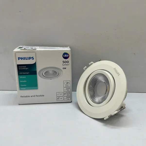 ✨ Ánh Sáng Định Hình Không Gian. Trải nghiệm Đèn downlight âm trần chiếu điểm Led Philips Ess SmartBright Spotlight RS100B LED5 840 6W 4000K.