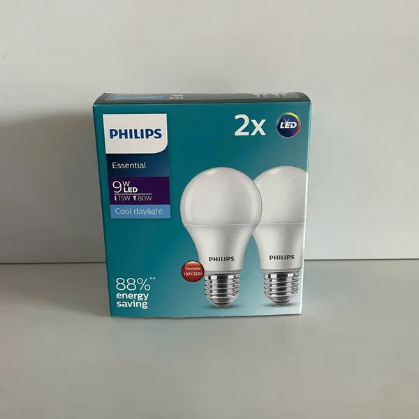 ✨ Ánh Sáng Tái Định Nghĩa Không Gian | Khám Phá Ngay Combo/Set 2 Bóng đèn Led bulb tròn Philips Essential LEDBulb 9W E27 6500K