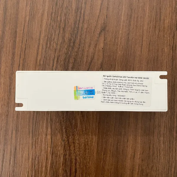 ✨ Dòng Chảy Ánh Sáng Hoàn Hảo. Khám Phá Nguồn - Ballast - Tăng Phô / Biến thế Philips Driver điện tử đèn LED dây CertaDrive LED Transformer 60W 24VDC.