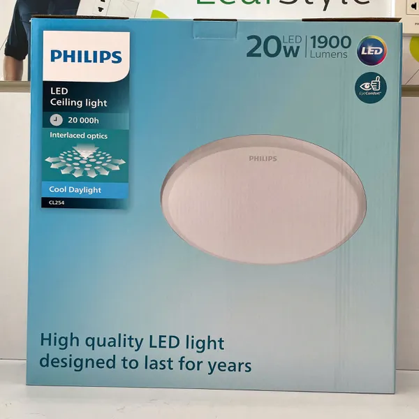 ✨ Khám phá ánh sáng hoàn mỹ | Đèn ốp trần LED Philips Ceiling Light CL254 EC RD 20W HV 02 6500K 1900lm