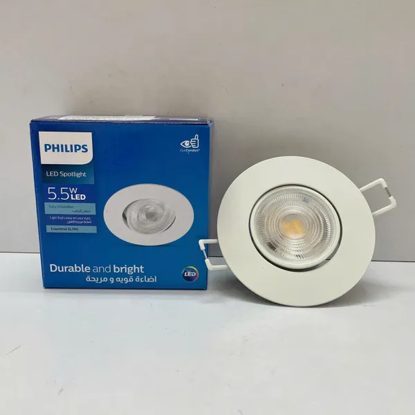 ✨ Tái định nghĩa không gian | Khám phá Đèn downlight âm trần chiếu điểm LED Philips SL190 RD 070 MB 5.5W 4000K WH GM 550lm