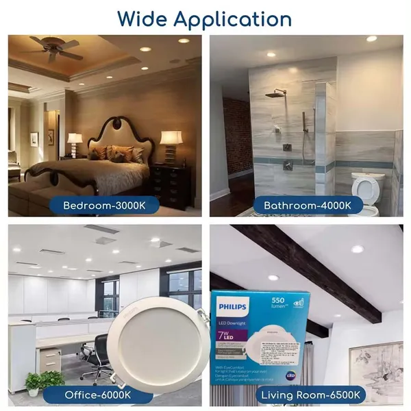 ✨ Nâng tầm không gian, thắp sáng cảm hứng. Khám phá Đèn downlight âm trần Led Philips Eridani DL190B LED6 D100 7W 840 WH SNI 4000K 550lm.