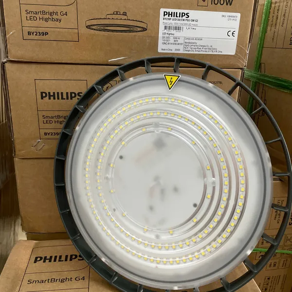 ✨ Tái Định Nghĩa Không Gian Làm Việc | Khám phá Đèn LED Highbay chiếu sáng nhà xưởng Philips Highbay BY239P 100W LED130/CW PSU GM G2 6500K 13000lm