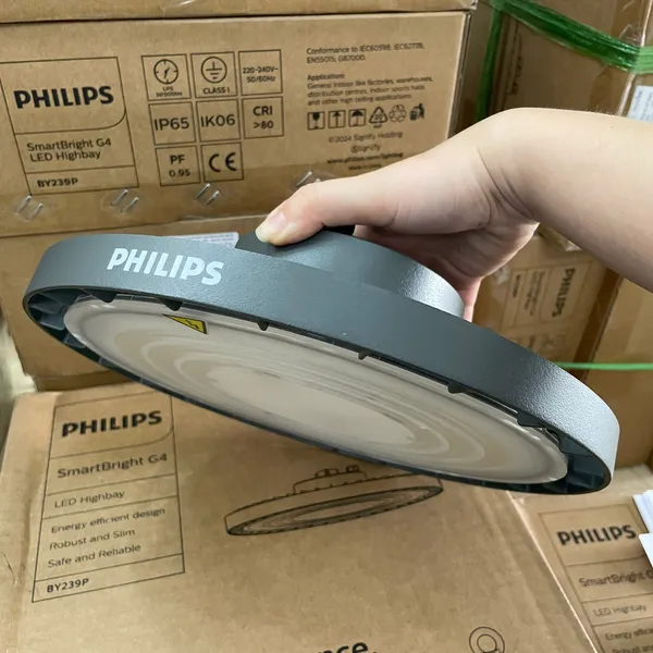 ✨ Tái Định Nghĩa Không Gian Làm Việc | Khám phá Đèn LED Highbay chiếu sáng nhà xưởng Philips Highbay BY239P 100W LED130/CW PSU GM G2 6500K 13000lm