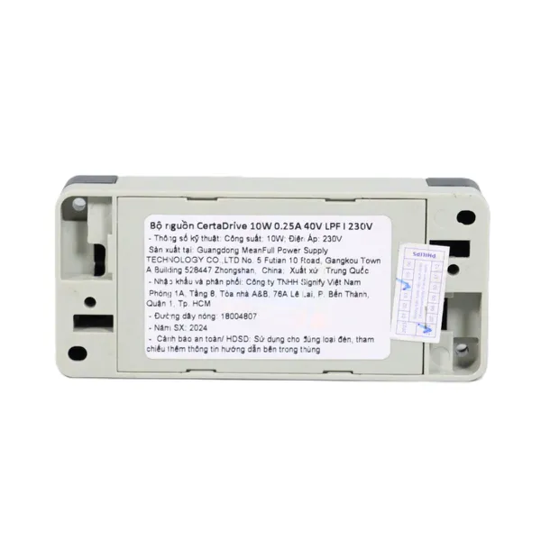💡 Trải Nghiệm Ánh Sáng Hoàn Hảo | Khám Phá Bộ Nguồn Driver Led Philips CertaDrive 10W 0.25A 40V