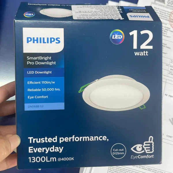 ✨ Tinh Hoa Ánh Sáng Cho Không Gian Đẳng Cấp | Khám Phá Ngay Đèn Downlight Âm Trần Led Philips DN068B G2 12W 6500K