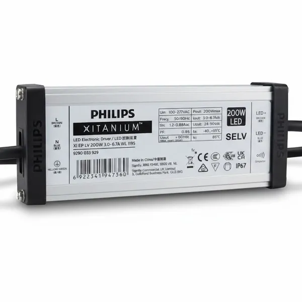 💡 Khai Mở Tiềm Năng Chiếu Sáng | Trải nghiệm Bộ nguồn / Ballast/ tăng phô/ Driver Led Philips Xitanium Xi EP LV 200W 3.0-6.7A WL I195 (AOC) ngay hôm nay