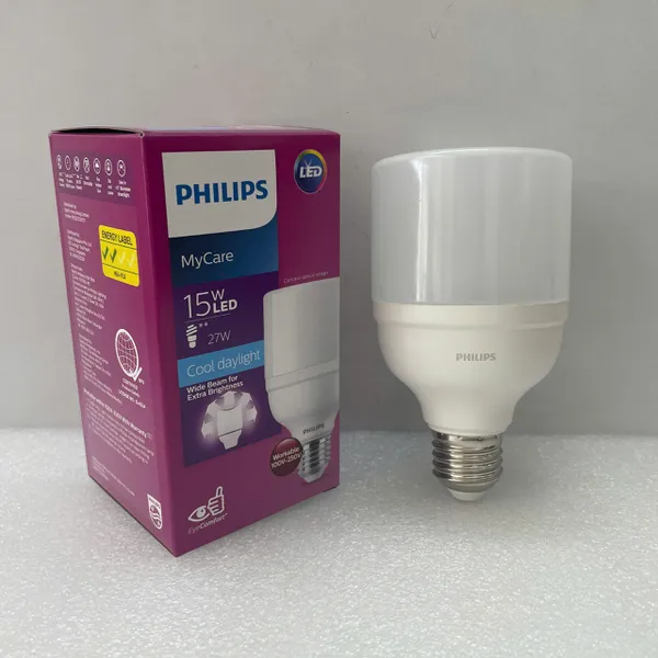✨ Trải nghiệm Ánh sáng Rạng rỡ - Bóng đèn LEDBulb MyCare Philips LEDBright 15W E27 6500K T70 2000lm