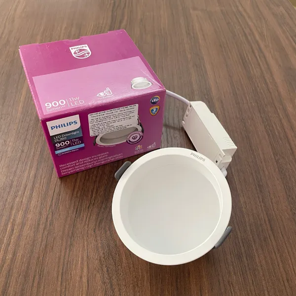✨ Ánh Sáng Tinh Hoa, Không Gian Bừng Sáng | Khám Phá Ngay Đèn downlight âm trần chiếu sâu Led Philips DL260 RD D90 11W 940 WH GM 4000K 900lm