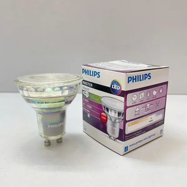 ✨ Trải nghiệm Ánh Sáng Thuần Khiết | Khám phá Bóng đèn Led âm trần chiếu điểm Philips Master Led 4.9-50W GU10 940 36D Dim 4000K