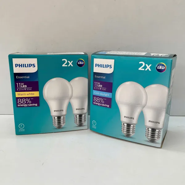 💡 Tái định nghĩa không gian. Trải nghiệm ngay Combo/Set 2 Bóng đèn Led bulb Philips Essential 11W E27.