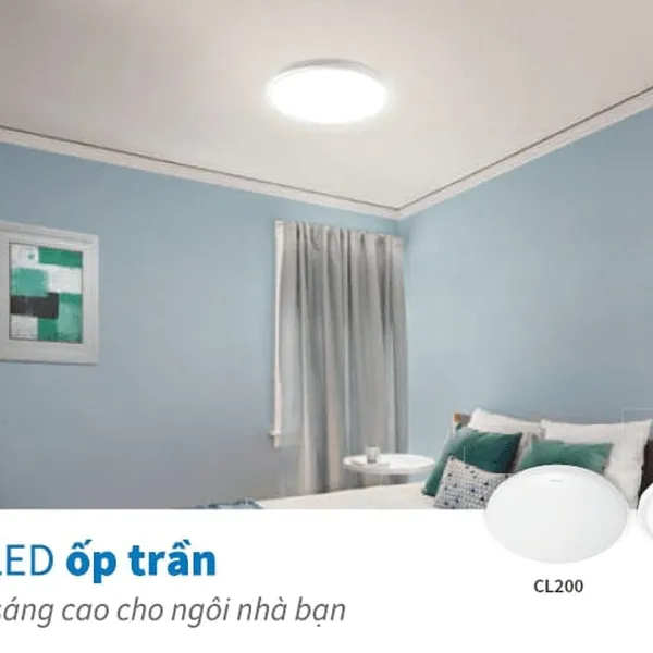 ✨ Kiến tạo không gian, định hình cảm xúc. Trải nghiệm ngay Đèn ốp trần LED Philips Ceiling Light CL200 EC RD 10W 6500K W HV 02 880lm.