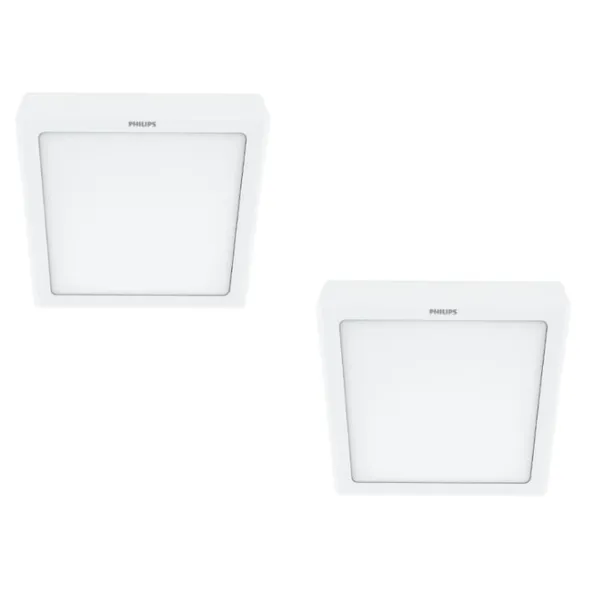 ✨ Trải nghiệm không gian tinh tế | Đèn Led ốp nổi vuông downlight Philips Eridani SQ 24W 6500K