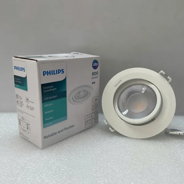 ✨ Định Hình Không Gian, Thắp Sáng Cảm Hứng | Trải nghiệm Đèn downlight âm trần chiếu điểm Led Philips Ess SmartBright Spotlight RS100B LED8 830 9W 3000K