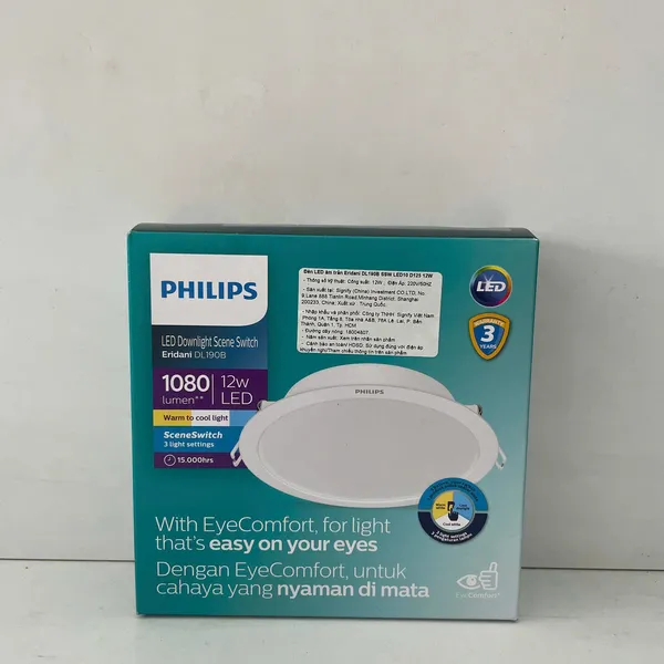 ✨ Kiến Tạo Mọi Sắc Thái Ánh Sáng | Sở Hữu Ngay Đèn Downlight Âm Trần Đổi Màu Led Philips Eridani DL190B
