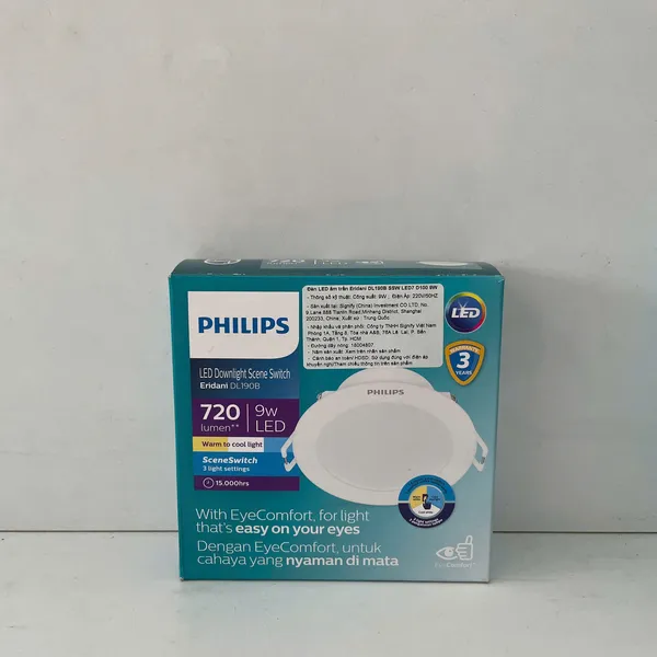 ✨ Ánh Sáng Theo Cách Của Bạn | Trải Nghiệm Đổi Mới Không Gian Sống Với Đèn Downlight Âm Trần Đổi Màu Led Philips Eridani DL190B