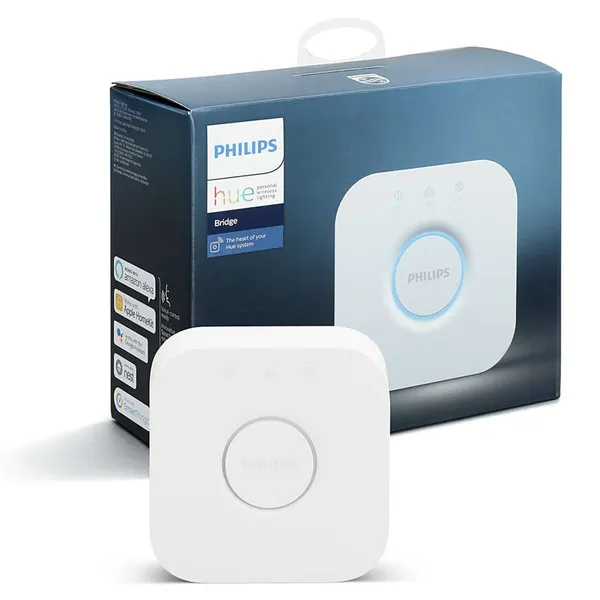 ✨ Khơi nguồn sáng tạo. Tận hưởng Phụ kiện đèn LED chiếu sáng thông minh Philips Hue - Bộ điều khiển trung tâm Philips Hue Bridge PH/VN.