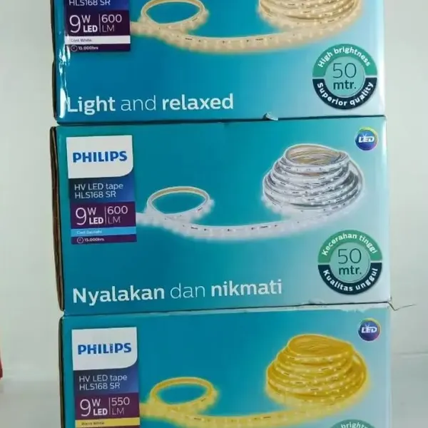 ✨ Trải nghiệm Ánh sáng Tinh tế | Khám phá Đèn LED dây trang trí Philips HV HLS168 50M 9W/M 840 600LM GM 220-240V ánh sáng trung tính 4000K