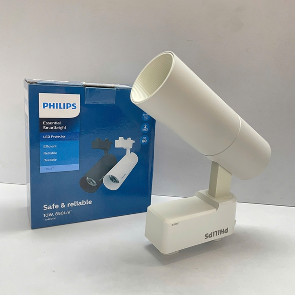 💡 Nâng Tầm Không Gian! Khám phá Đèn lắp thanh ray chiếu điểm Led Tracklighting Philips ST033T LED8/840 10W 4000K 850lm 24D - vỏ trắng. Trải nghiệm ánh sáng tinh tế, định hình phong cách sống hiện đại!