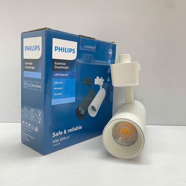 💡 Nâng Tầm Không Gian! Khám phá Đèn lắp thanh ray chiếu điểm Led Tracklighting Philips ST033T LED8/840 10W 4000K 850lm 24D - vỏ trắng. Trải nghiệm ánh sáng tinh tế, định hình phong cách sống hiện đại!